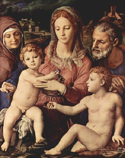 Angelo Bronzino Anna und Johannes dem Taufer France oil painting art